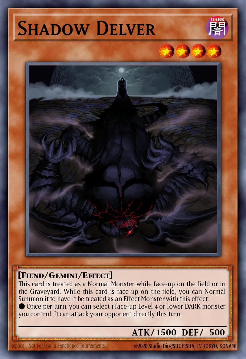Shadow Delver 游戏王 card