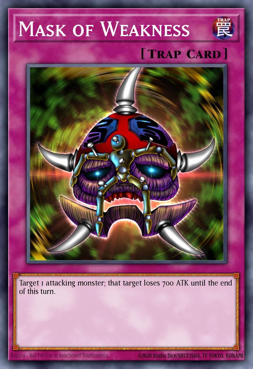 Mask of Weakness Labyrinth of Nightmare card