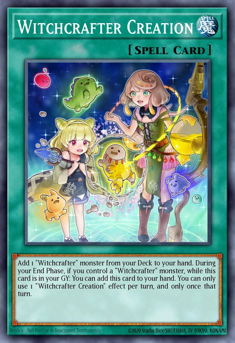 Witchcrafter Creation Duel Overload card