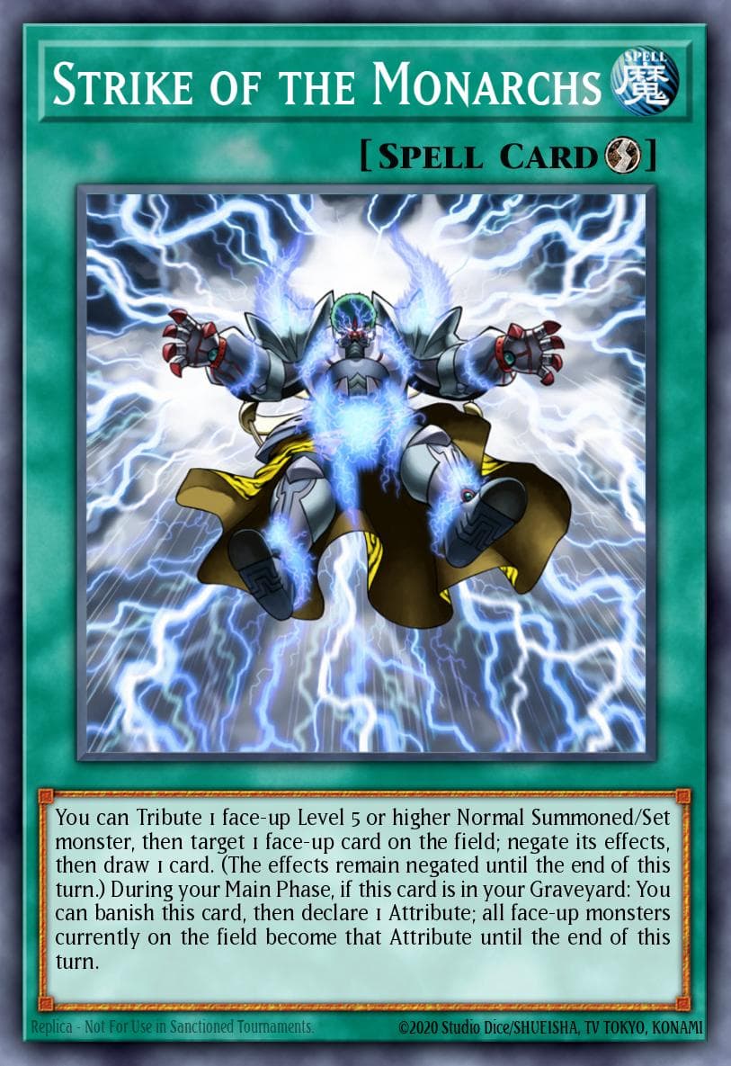 Strike of the Monarchs Emperor of Darkness Structure Deck card