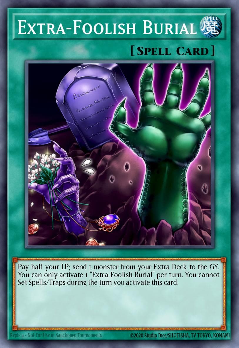 Extra-Foolish Burial Genesis Impact card