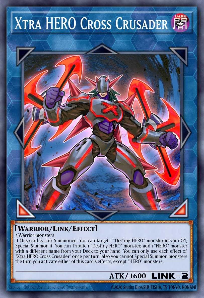 Xtra HERO Cross Crusader Battles of Legend: Chapter 1 card