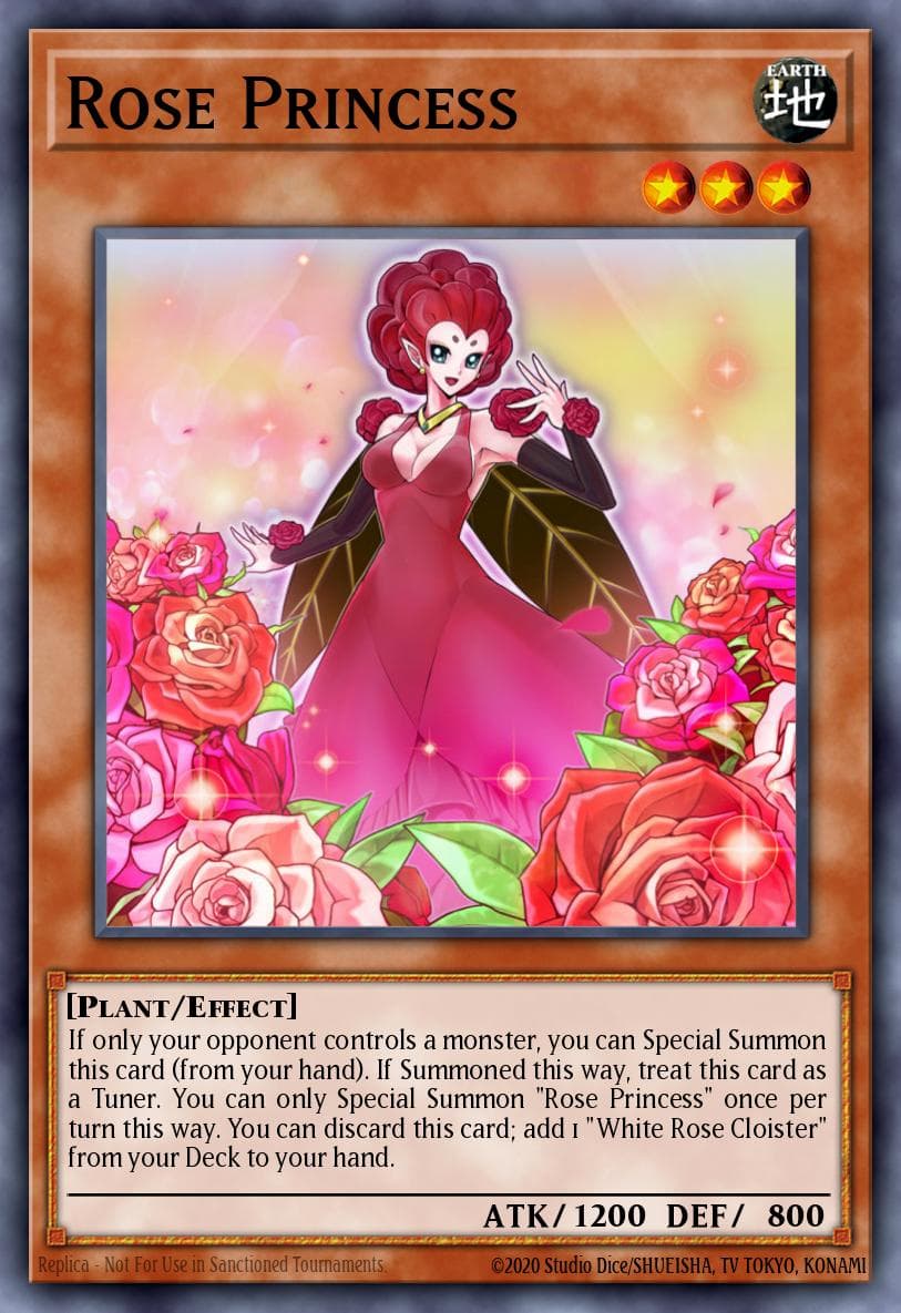 Rose Princess Legendary 5D's Decks card