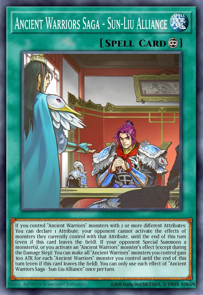 Ancient Warriors Saga - Sun-Liu Alliance Ignition Assault Special Edition card