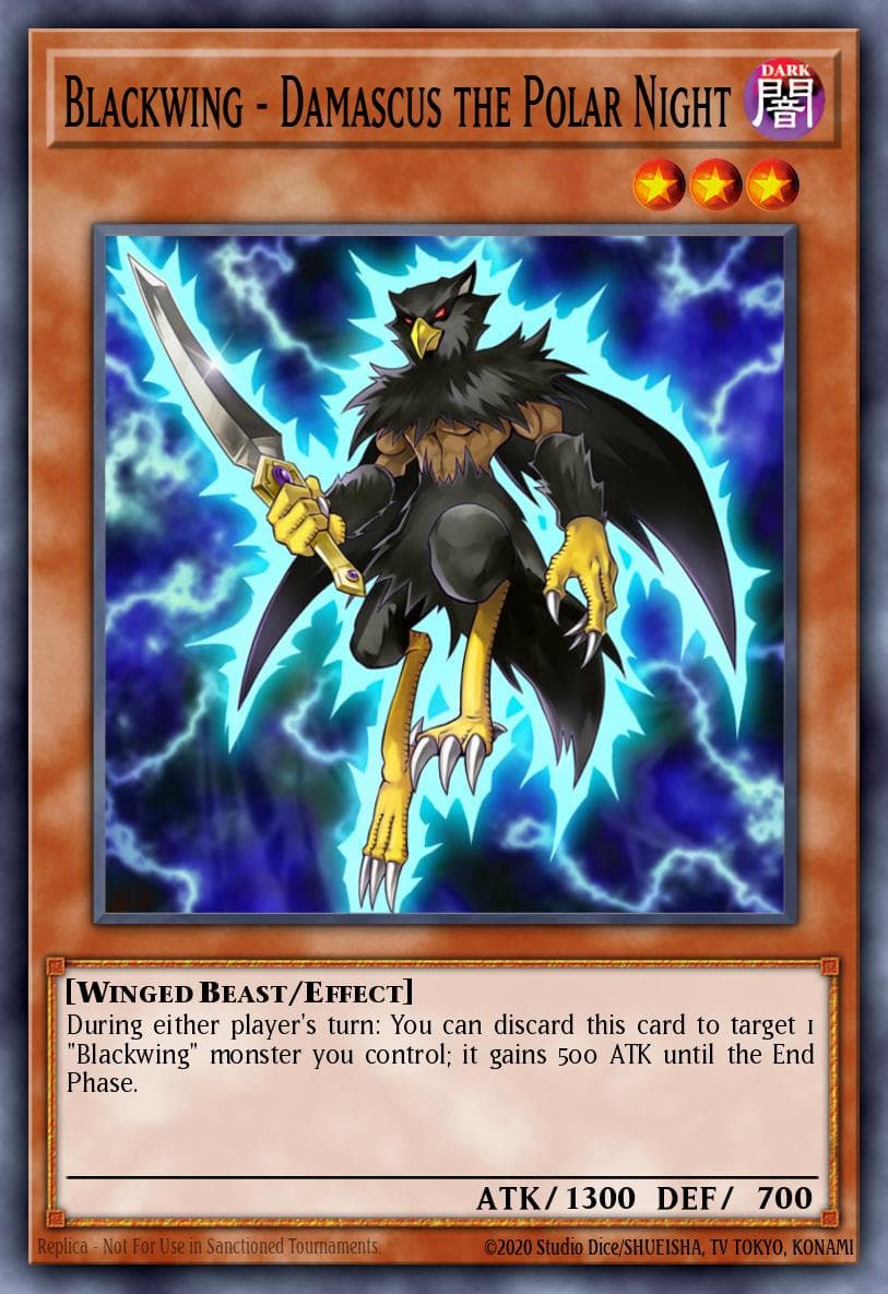 Blackwing - Damascus the Polar Night Cosmo Blazer: Special Edition card