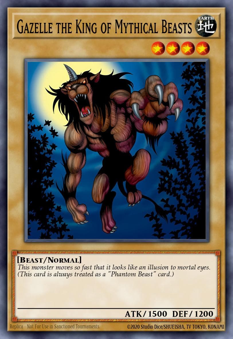 Gazelle the King of Mythical Beasts Dark Beginning 2 card