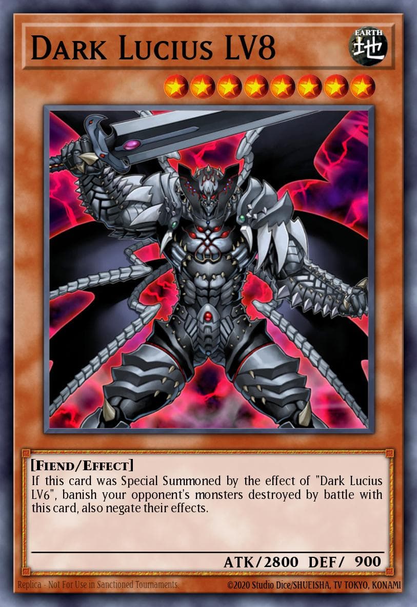 Dark Lucius LV8 Cyberdark Impact card