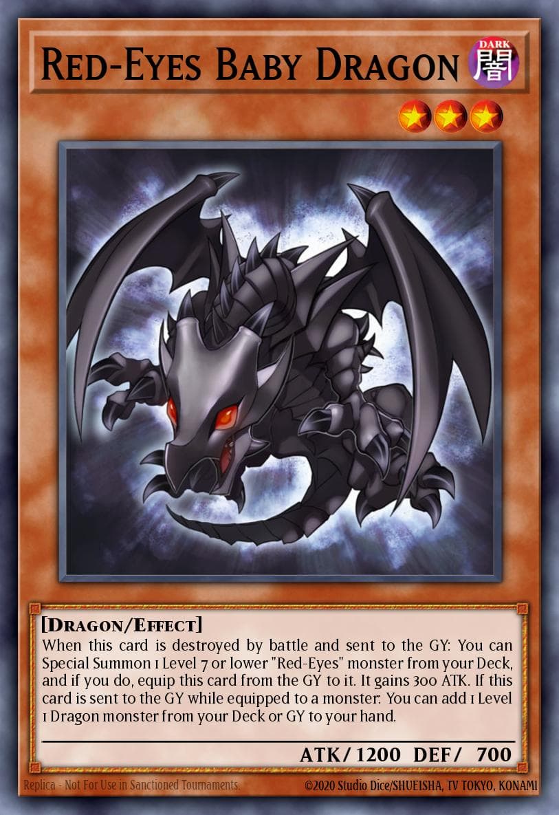 Red-Eyes Baby Dragon Legendary Duelists card