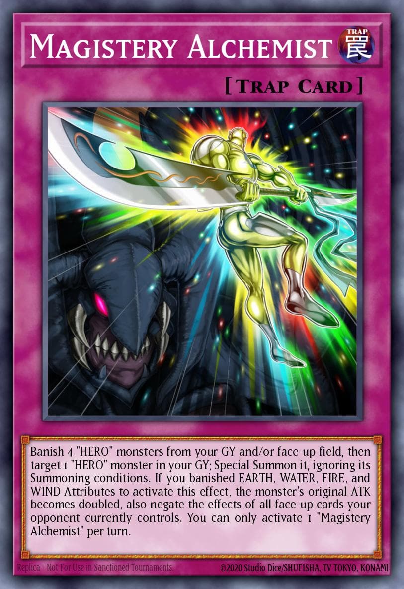 Magistery Alchemist Legendary Duelists: Magical Hero card