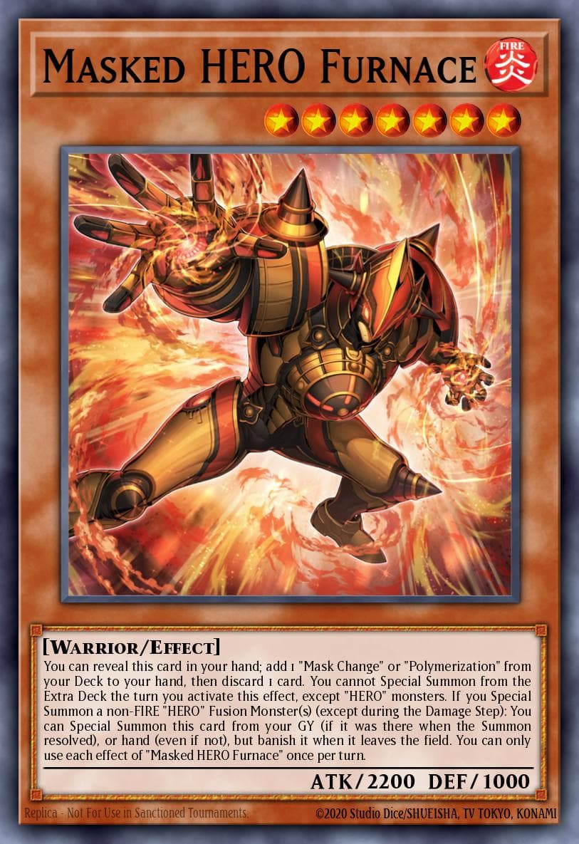 Masked HERO Furnace Maze of Muertos card