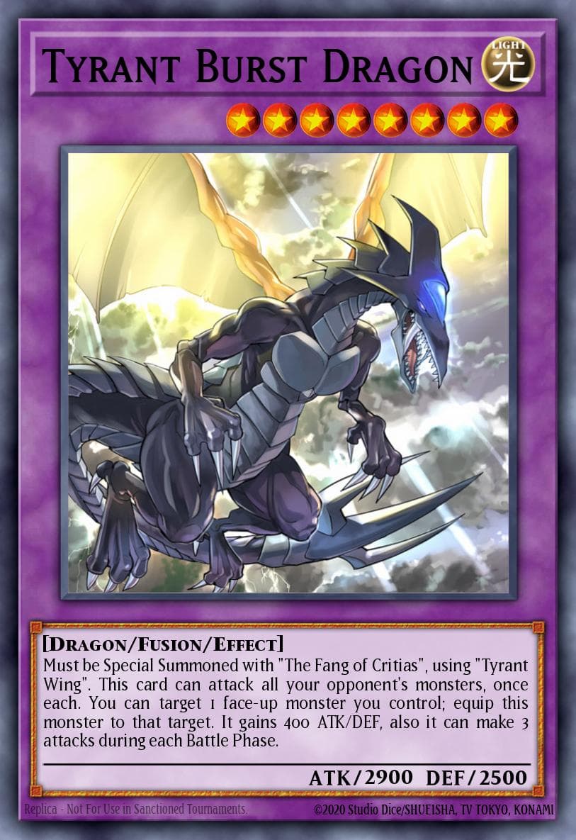 Tyrant Burst Dragon Dragons of Legend: The Complete Series card