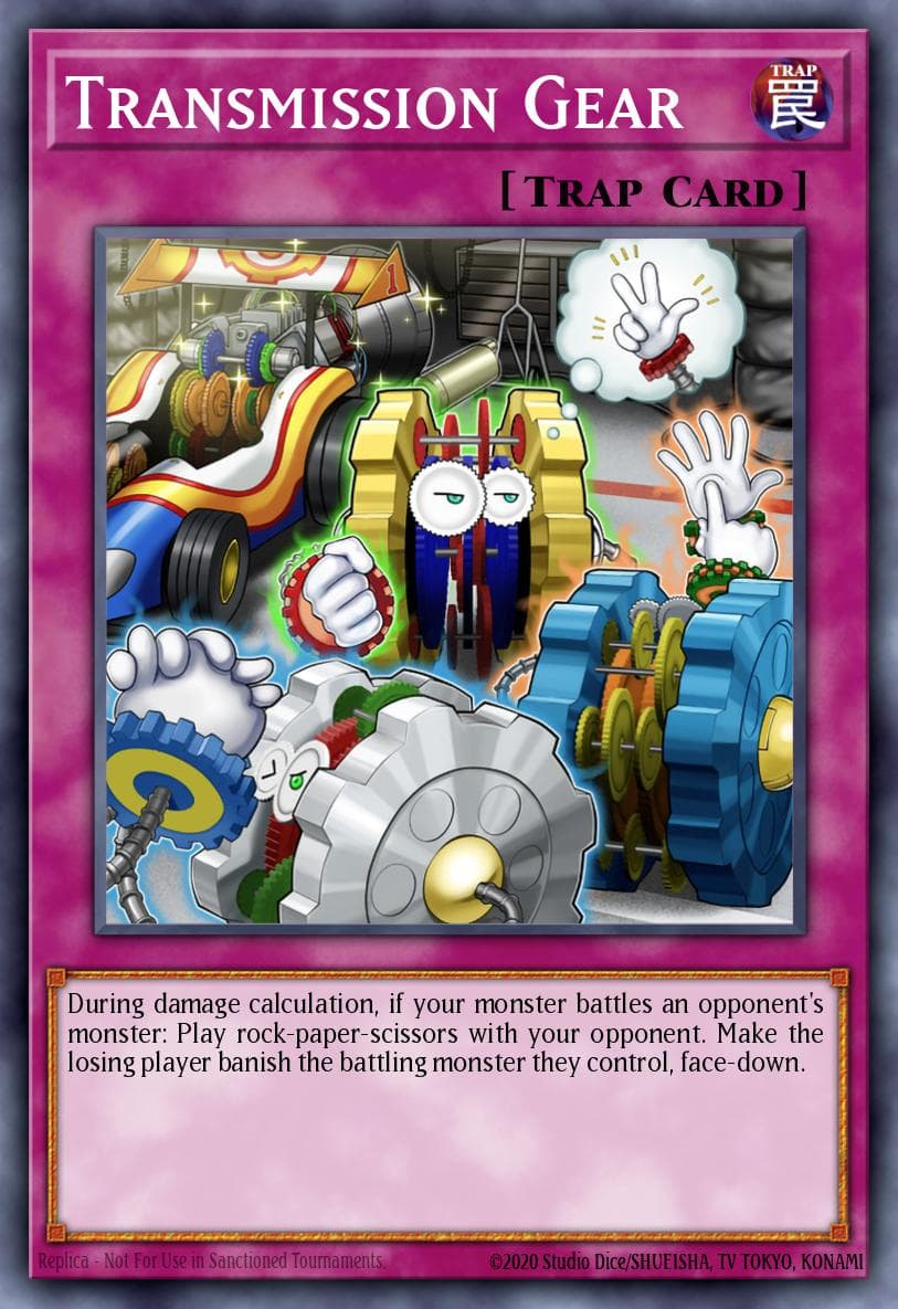 Transmission Gear Code of the Duelist Special Edition card