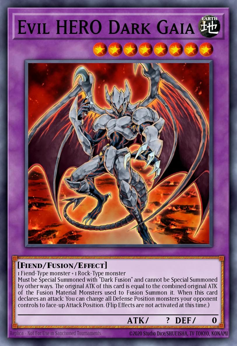 Evil HERO Dark Gaia Duelist Pack: Jaden Yuki 3 card