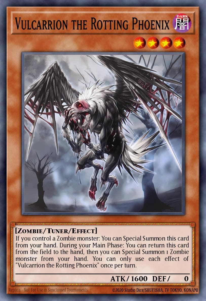 Vulcarrion the Rotting Phoenix Supreme Darkness card