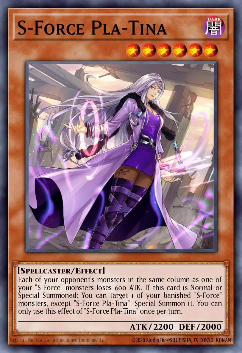 S-Force Pla-Tina Blazing Vortex Premiere! promotional card card