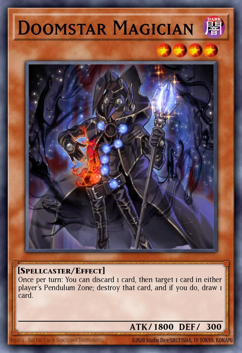 Doomstar Magician 遊戲王 card