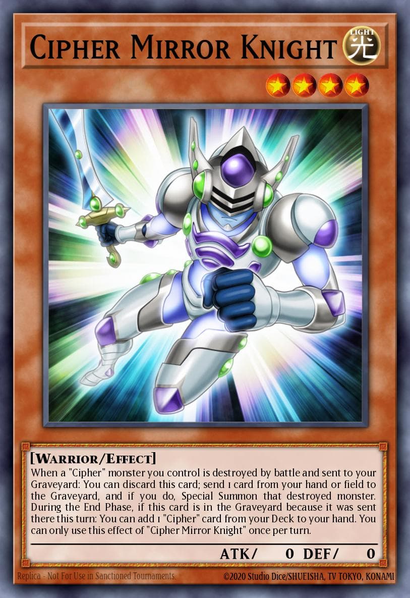 Cipher Mirror Knight Duelist Pack: Dimensional Guardians card