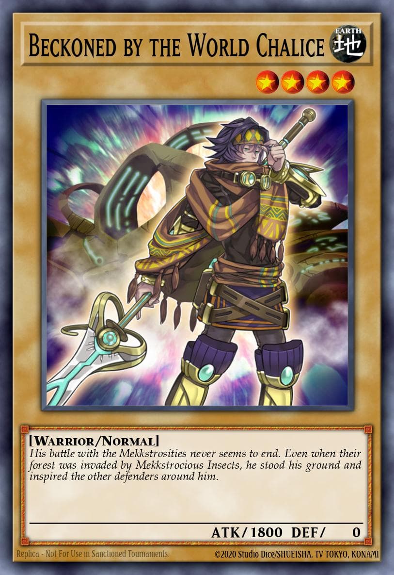 Beckoned by the World Chalice Code of the Duelist Special Edition card