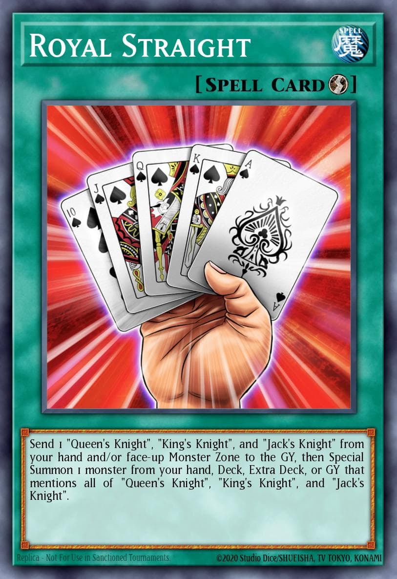 Royal Straight Battles of Legend: Crystal Revenge card