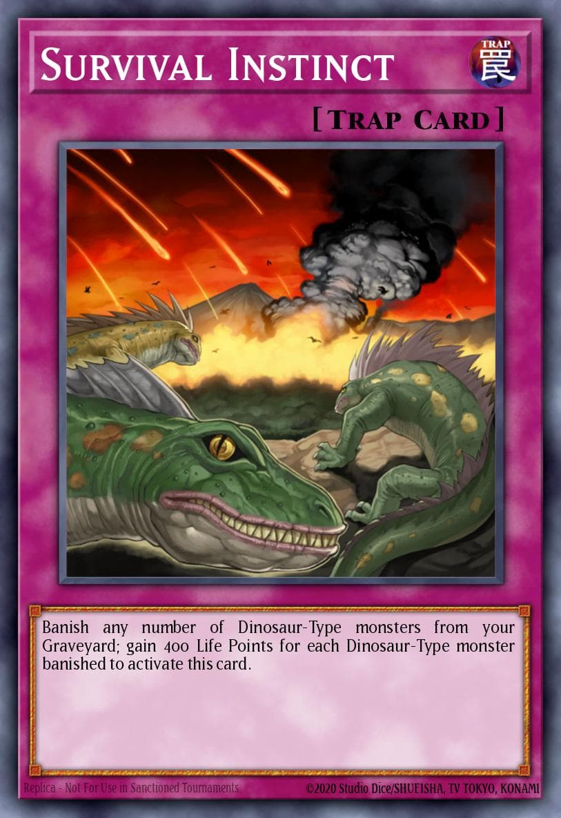Survival Instinct Structure Deck: Dinosaur's Rage Special Set card