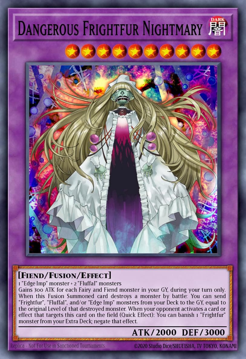 Dangerous Frightfur Nightmary Duel Overload card