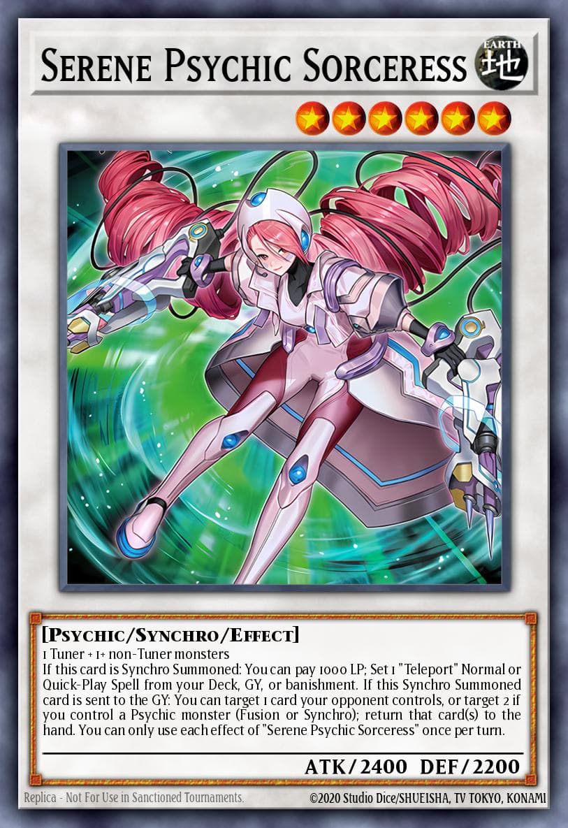 Serene Psychic Sorceress Doom of Dimensions card