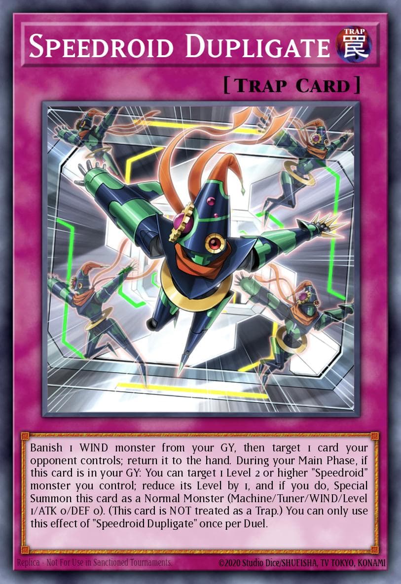 Speedroid Dupligate Legendary Duelists: Synchro Storm card