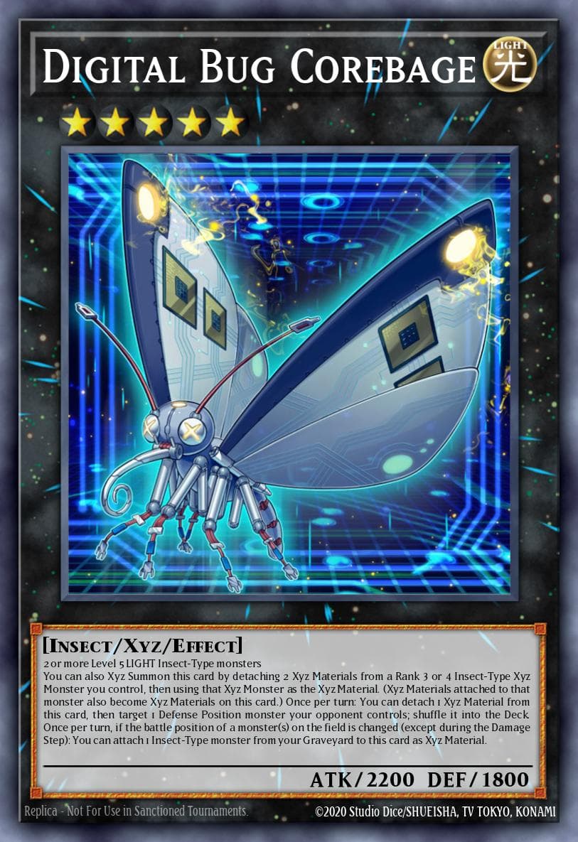 Digital Bug Corebage 游戏王 card