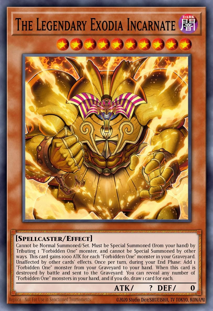 The Legendary Exodia Incarnate Battles of Legend: Terminal Revenge card