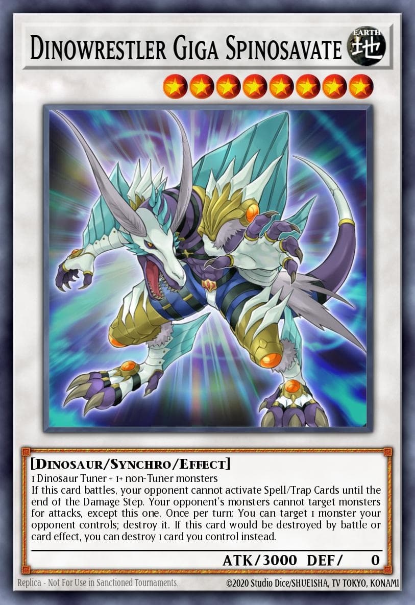 Dinowrestler Giga Spinosavate 2020 Tin of Lost Memories Mega Pack card