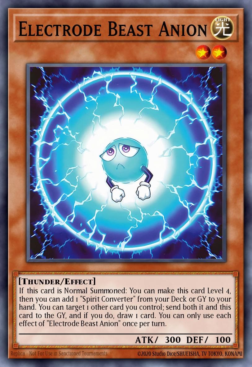 Electrode Beast Anion Battles of Legend: Terminal Revenge card
