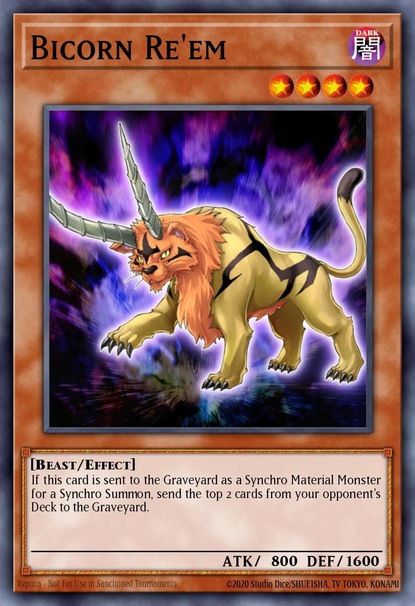 Bicorn Re'em Duelist Revolution: Special Edition card