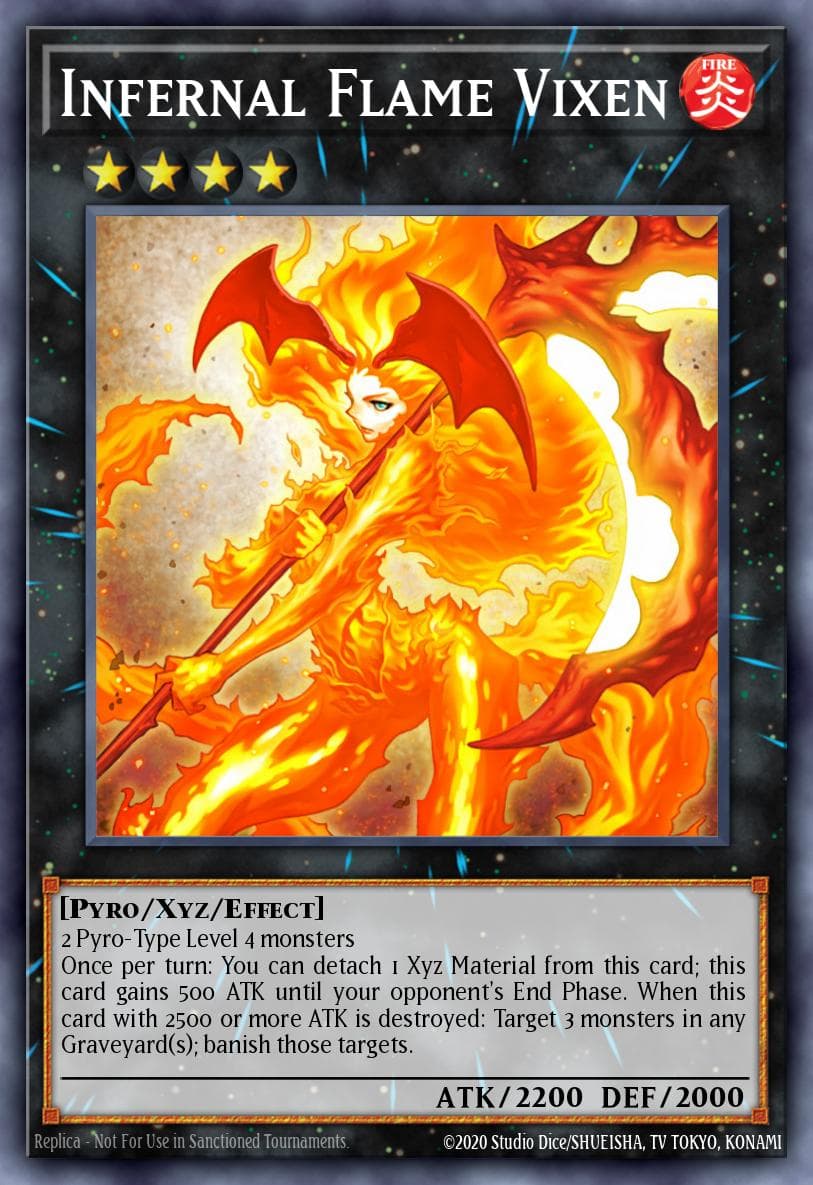 Infernal Flame Vixen Cosmo Blazer: Special Edition card