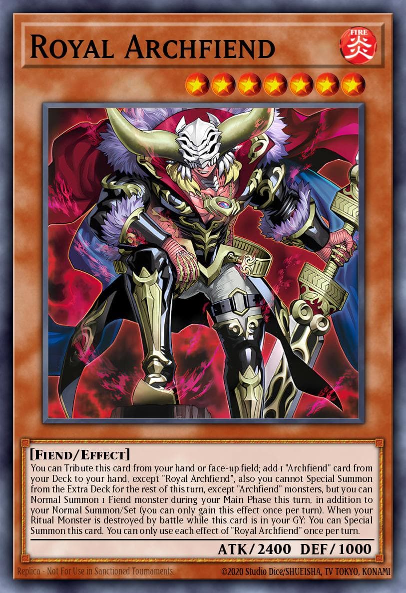 Royal Archfiend Burst Protocol card