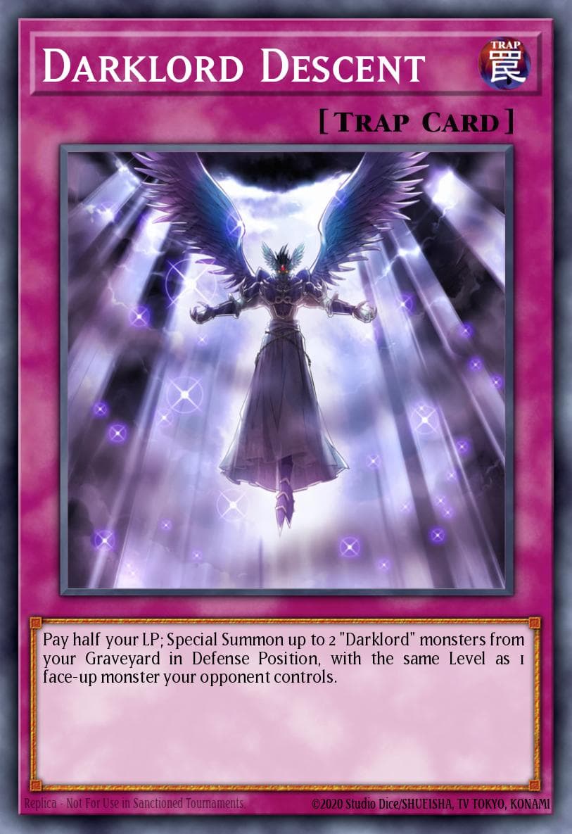 Darklord Descent Duelist Saga card