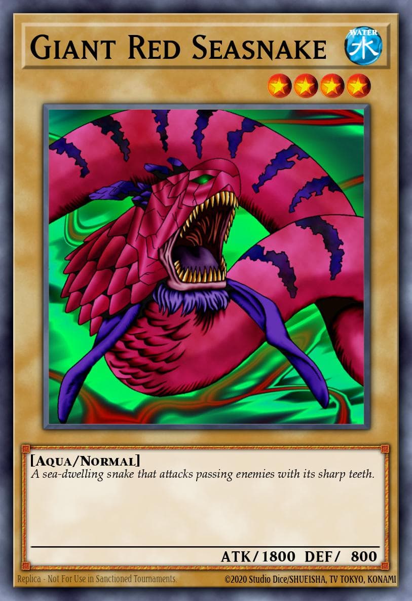 Giant Red Seasnake Legendary Collection Kaiba Mega Pack card