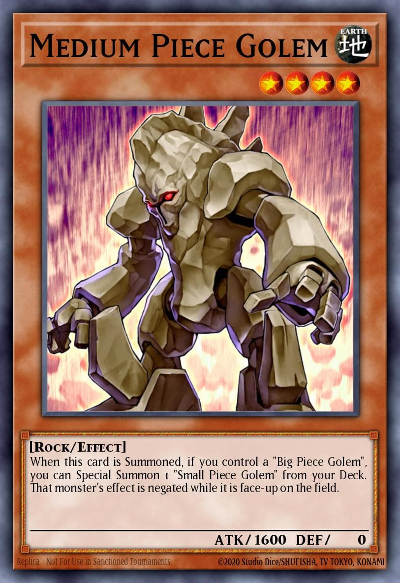 Medium Piece Golem The Duelist Genesis: Special Edition card