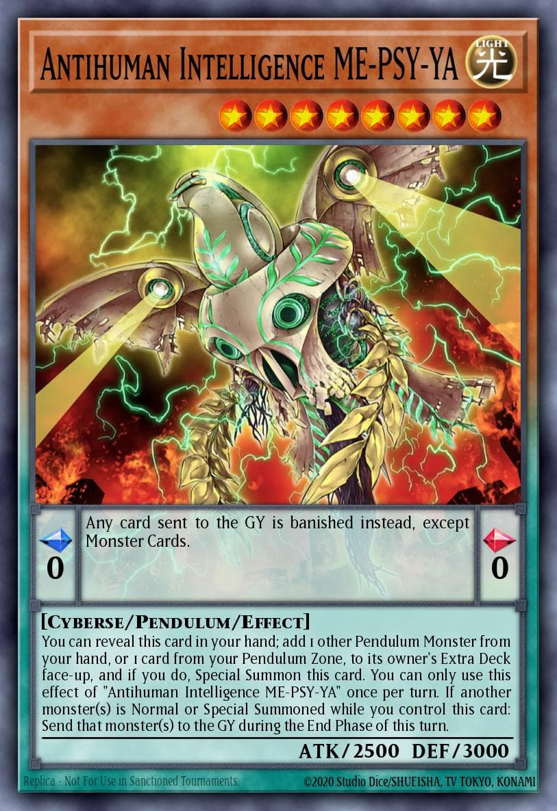 Antihuman Intelligence ME-PSY-YA Dawn of Majesty Premiere! promotional card card