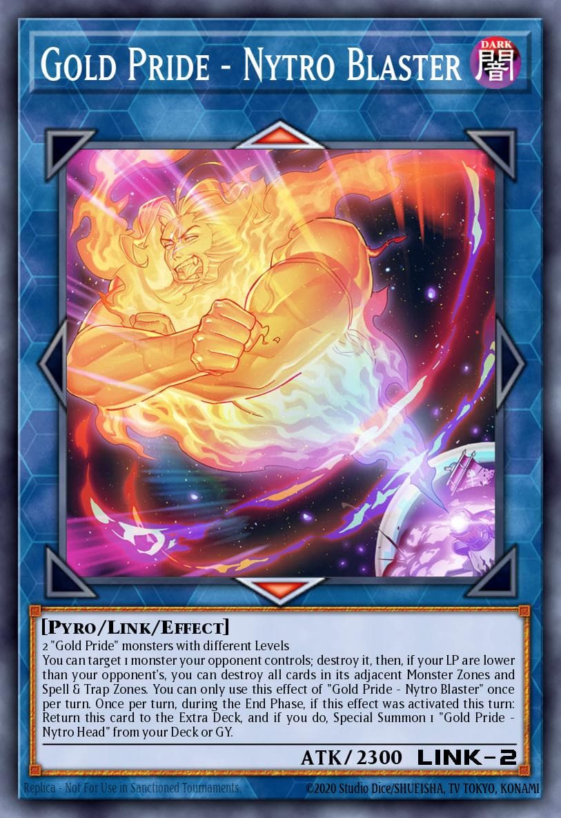 Gold Pride - Nytro Blaster Photon Hypernova card