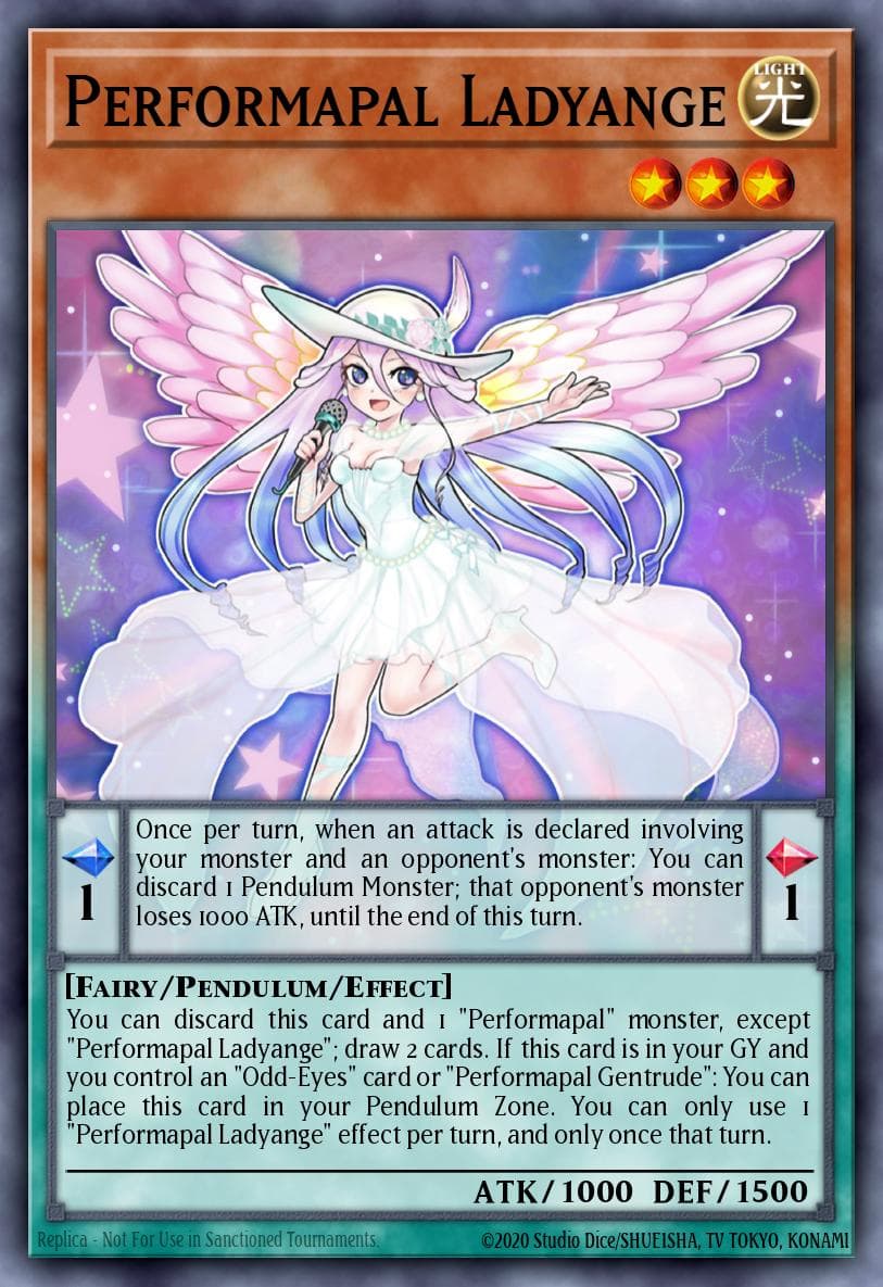 Performapal Ladyange Dimension Force card