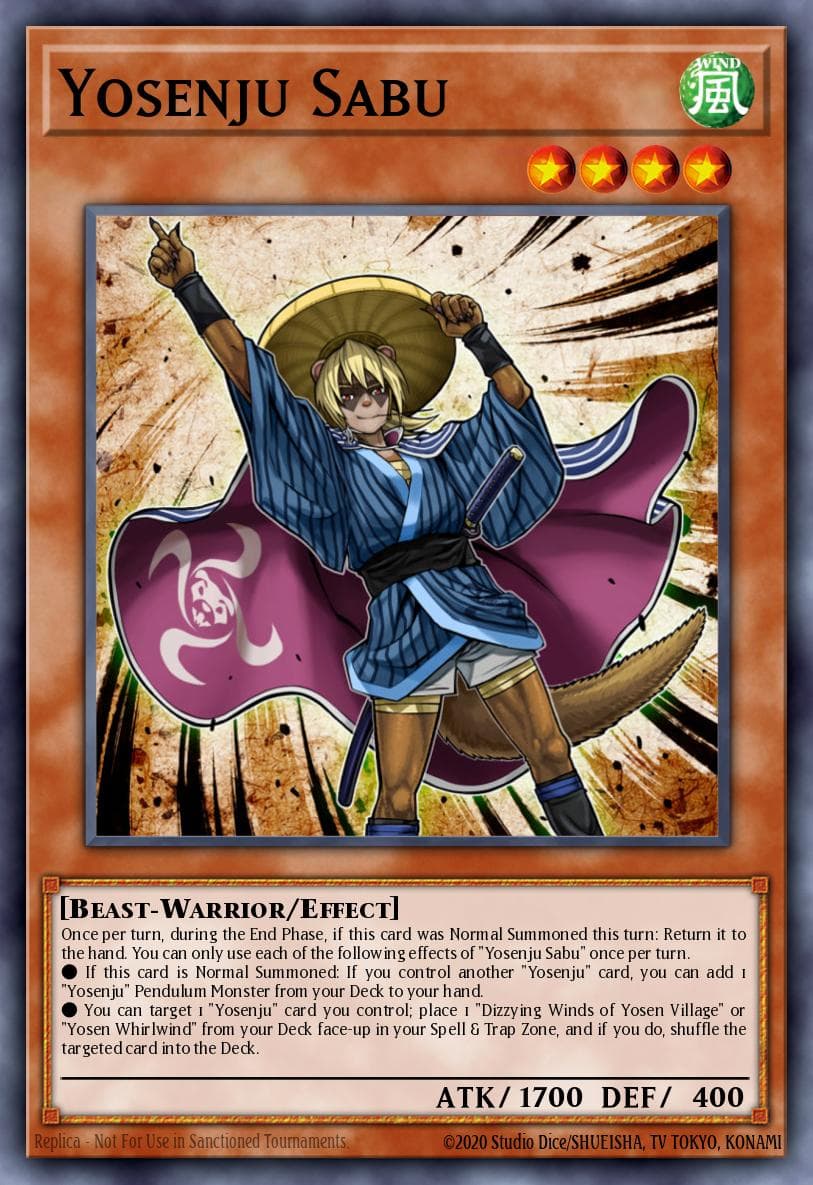 Yosenju Sabu Rising Rampage Special Edition card