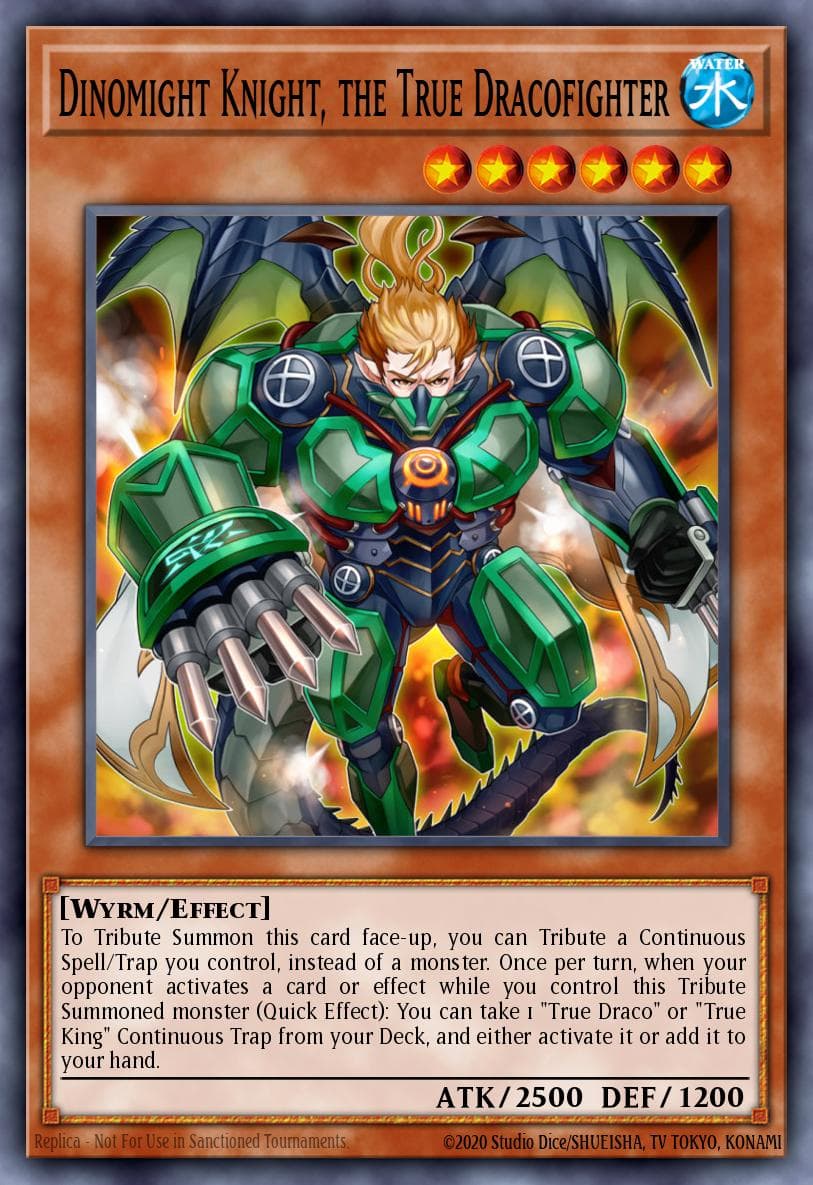 Dinomight Knight, the True Dracofighter Maximum Crisis: Special Edition card