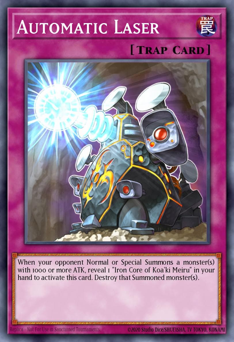 Automatic Laser Raging Battle: Special Edition card
