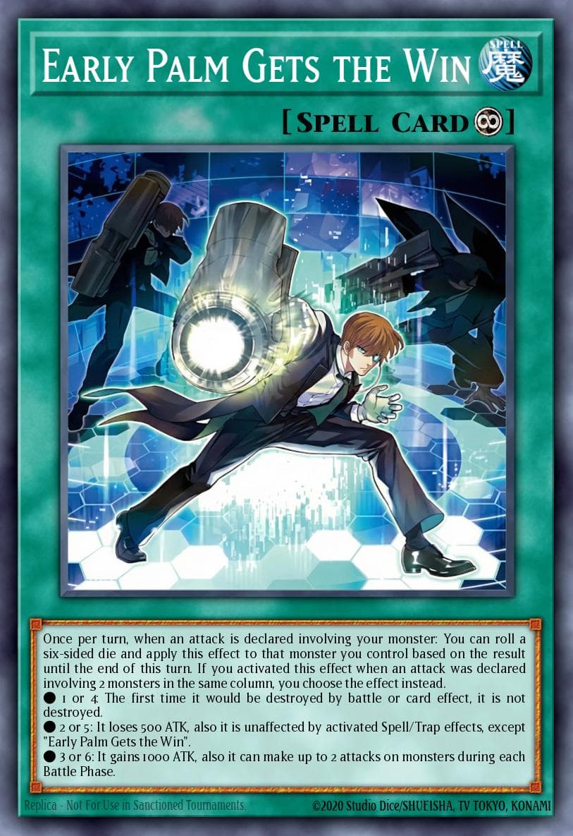 Early Palm Gets the Win 遊戲王 card