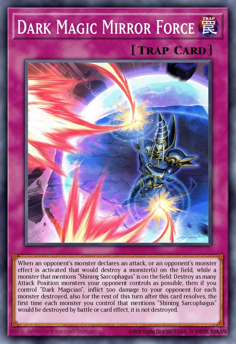 Dark Magic Mirror Force The Infinite Forbidden card
