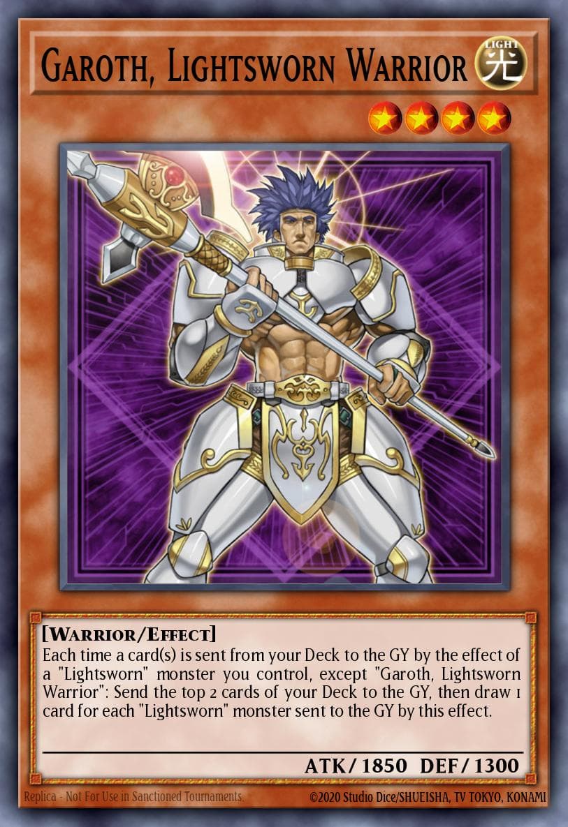 Garoth, Lightsworn Warrior Realm of Light Structure Deck card