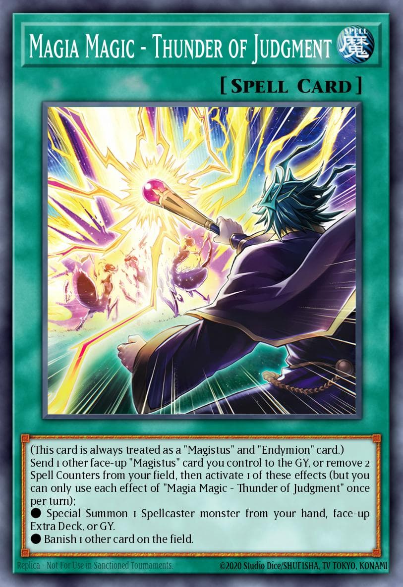 Magia Magic - Thunder of Judgment Battles of Legend: Monster Mayhem card