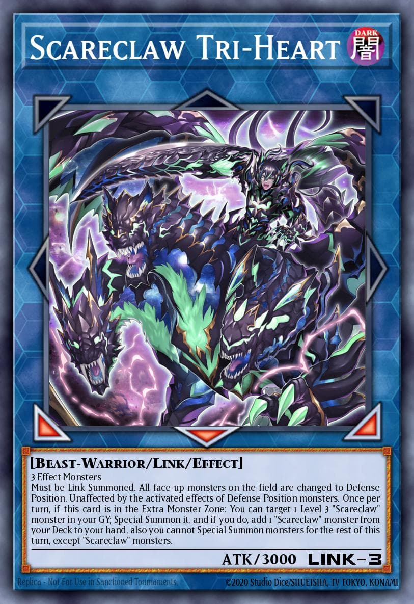 Scareclaw Tri-Heart Dimension Force card