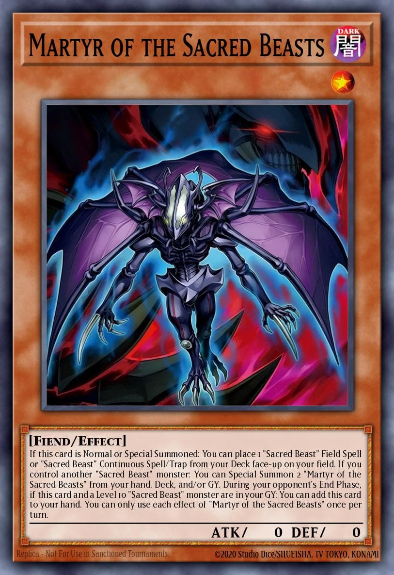三幻魔殉教者 游戏王 card