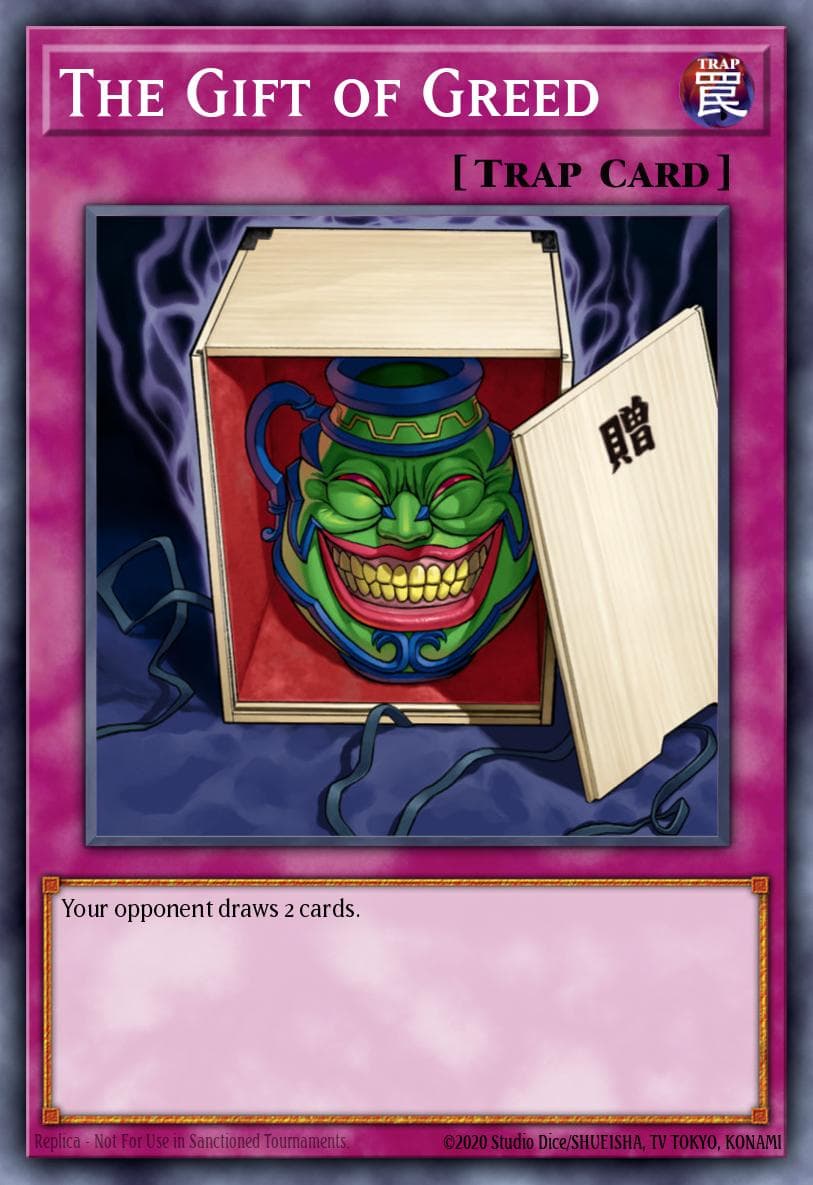 The Gift of Greed Tactical Evolution: Special Edition card